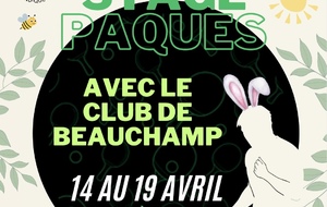 Stage de Pâques avec Beauchamp