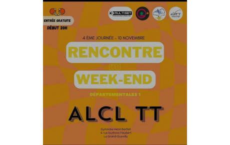 📢Rencontre du Week-end📢 4eme journée D1