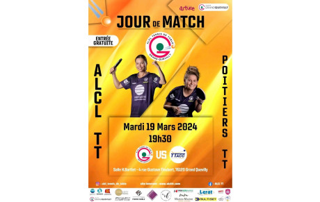 Venir supporter notre équipe de Tennis de Table dans ce match de Play Down très important pour le maintien !